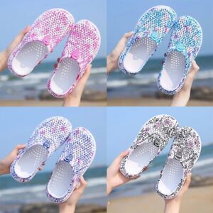 Summer Womens Shoes Soft Flat Bottom Beach Sandals Slippers Non-slip Clogs Shoes