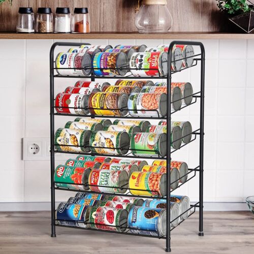Can Rack Organizer, Stackable Can Storage Dispenser Kitchen Cabinet or Pantry US