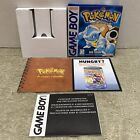 Pokemon Blue Authentic Nintendo Game Boy Gameboy Box & Manual NO GAME