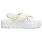 Puma Mayze Logo Platform  Womens Off White Casual Sandals 38483002