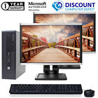 HP G1 Desktop Computer 🚩 Core i3-4130 256GB SSD Dual 22 LCD🚩 Window 10 PC Wifi