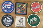 Lot of 6 Collectable Bar Coasters/Cocktail Mats, Mixed Brands/Styles