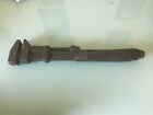 Antique  A.G. COES Pipe WRENCH CO ??? 18” wood handle 6 lb. - 7.7oz - c.1800s