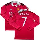 2022/23 Manchester United UCL Home Jersey #7 Ronaldo Medium Long Sleeve NEW