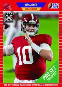 NFL 2021 Pro Set Football Mac Jones Trading Card PS6 [XRC Rookie Card]