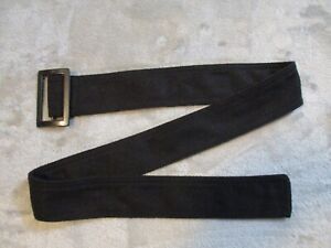 LL Bean Coat Jacket Belt Small Black Fleece 14