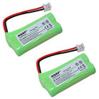 2x HQRP Phone Batteries for GE 5-2754 5-2826 28871 28871FE2-A 28811 28811FE2-A