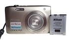 New Listing[Great] Nikon COOLPIX S3100 Silver 14.0MP 5x Zoom Digital Camera W/ Battery