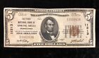 New Listing1929 $5 1st National Bank Of Spring Mills PA United States National Currency