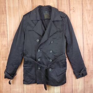 SCOTCH & SODA Jacket Mens Sz M Medium / 48 Double-Breasted Trench Coat