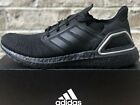 NWT Adidas Ultraboost 20 Men's Triple Black Silver Shoes Sneakers Boost FV8333