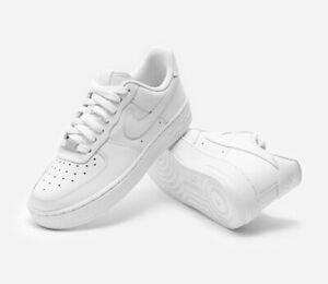 Nike Women's Air Force 1 Low Triple White DD8959-100 NEW Multiple Sizes