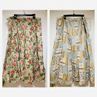 Vintage Double Sided Floral Skirt - No Size Tag - Waist 42