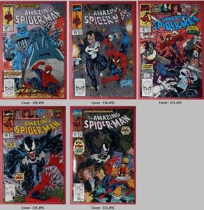 Marvel Comics - Amazing Spider-Man #329 to #333 - 5 Books - 1990