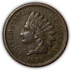 1859 Indian Head Cent Extremely Fine XF Coin, Corrosion #7103