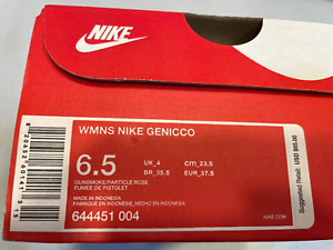 Nike Women's Genicco Fashion Sneaker (6.5 M US Gunsmoke Particle Rose) shoes