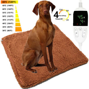 Electric Pet Heating Pad Bed for Cat Dog Large Indoor Outdoor Waterproof 26