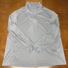Vineyard Vines Sweater Men 2XL Gray 1/4 Zip Long Sleeve Pullover Performance