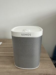 Sonos Play 1 Wireless Smart Speaker White S2 Compatible Tested.