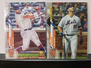 (2x) Pete Alonso 2020 Topps Series 1 Baseball Rookie Cup & LL Lot New York Mets