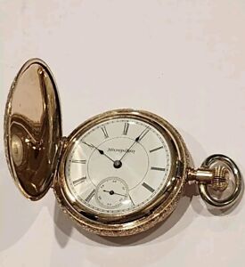 Vintage Dueber Hampden Pocket Watch 849201 / Gold Filled Pocket Watch 86716