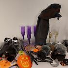 LOT Vintage 90s/00s Halloween Party Decorations and Props - Amscan Scene Setters