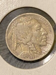 1919 d buffalo nickel
