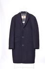 Burberry’s Cashmere Heavy Coat trench wool coat Navy Blue
