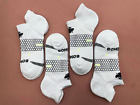 4 pairs Bombas Men's All-Purpose Honeycomb white Ankle socks Size Large 9-13