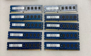 New ListingLot of 10x Nanya 4GB DDR3 PC3-12800U Desktop Ram 1600Mhz
