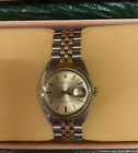 ROLEX OYSTER MENS SS SOLID GOLD DATEJUST SPECTACULAR GOLD DIAL - $20K APR & COA!