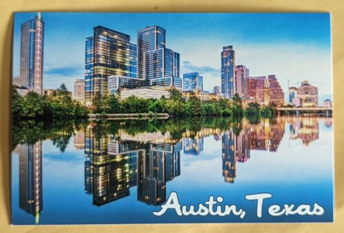 Postcard TX: Austin Skyline. Texas