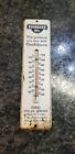 Vintage Standard Oil Metal Outdoor Thermometer Ennis Fuel Oil Co