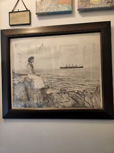 Woman Sea Nautical  Wendell G. Williamson Art Signed Pencil Art 443/500