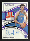 2022-23 Immaculate Collection Chet Holmgren Rookie RC Auto Patch Jersey RPA /8