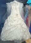 NEW Unaltered Madeline  Exclusive Wedding Dress White . Strapless Sz 10