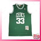 Larry Bird Kelly Green Boston Celtics 1985-86 #33 Jersey