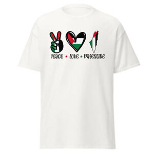 New ListingPeace Love Palestine Shirt, Free Palestine Shirt, Palestine Shirt
