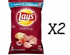 Lays Ketchup Chips Large Family Size 235g x2 Bags From Canada Fresh New