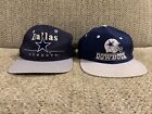 Vintage Vtg Lot Of Dallas Cowboys Caps / Hats (x2) Snap Back Team NFL Eastport