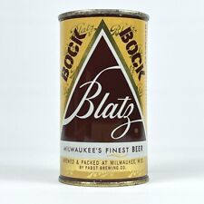 Blatz Bock 12oz Flat Top Beer Can - Pabst Brewing, Milwaukee WI - EMPTY