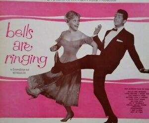 Sheet Music The Party's Over Bells Are Ringing Dean Martin Judy Holliday 1956