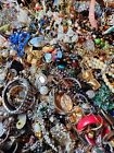 HUGE 16 POUNDS! TANGLED AND BROKE JEWELRY Lot Estate VINTAGE / MODERN CRAFTERS
