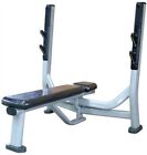 French Fitness FFS Silver Olympic Flat Bench Press (New)