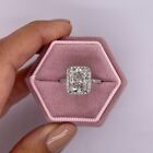Engagement Ring 3.75 Ct IGI GIA Lab Created Radiant Cut Diamond 18k White Gold