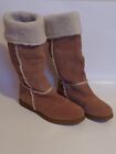 NWOT Xhilaration Size 9 Womens Winter Boots Suede Sherpa Lining Brown