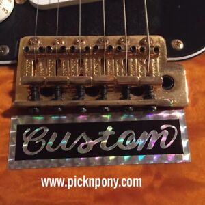 SRV Custom Decal 1st First Wife Guitar Sticker Stevie Ray Vaughan Replica