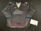 Lake Erie Monsters Game Worn Used CCM MIC AHL Authentic “Neon Night” Jersey 54