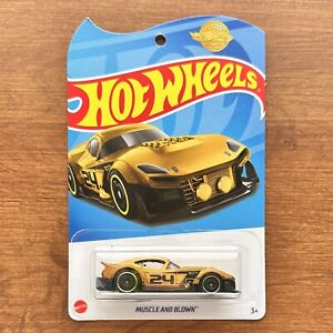Hot Wheels Muscle And Blown Special Edition Gold Hot Wheels Rare HEB Exclusive