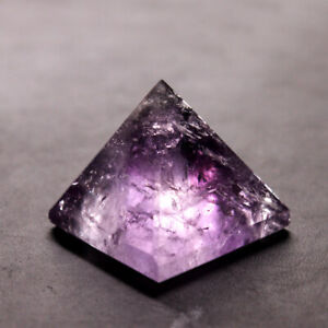Natural Amethyst Quartz Crystal Orgonite Energy Pyramid Chakra Healing Gemstone